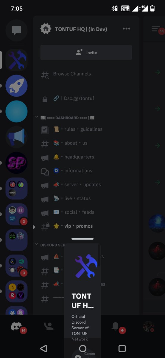 TontufTechy's tweet photo. What's this new glitch of #Discord on Mobile 😅😅 https://t.co/euKjgGrx9n