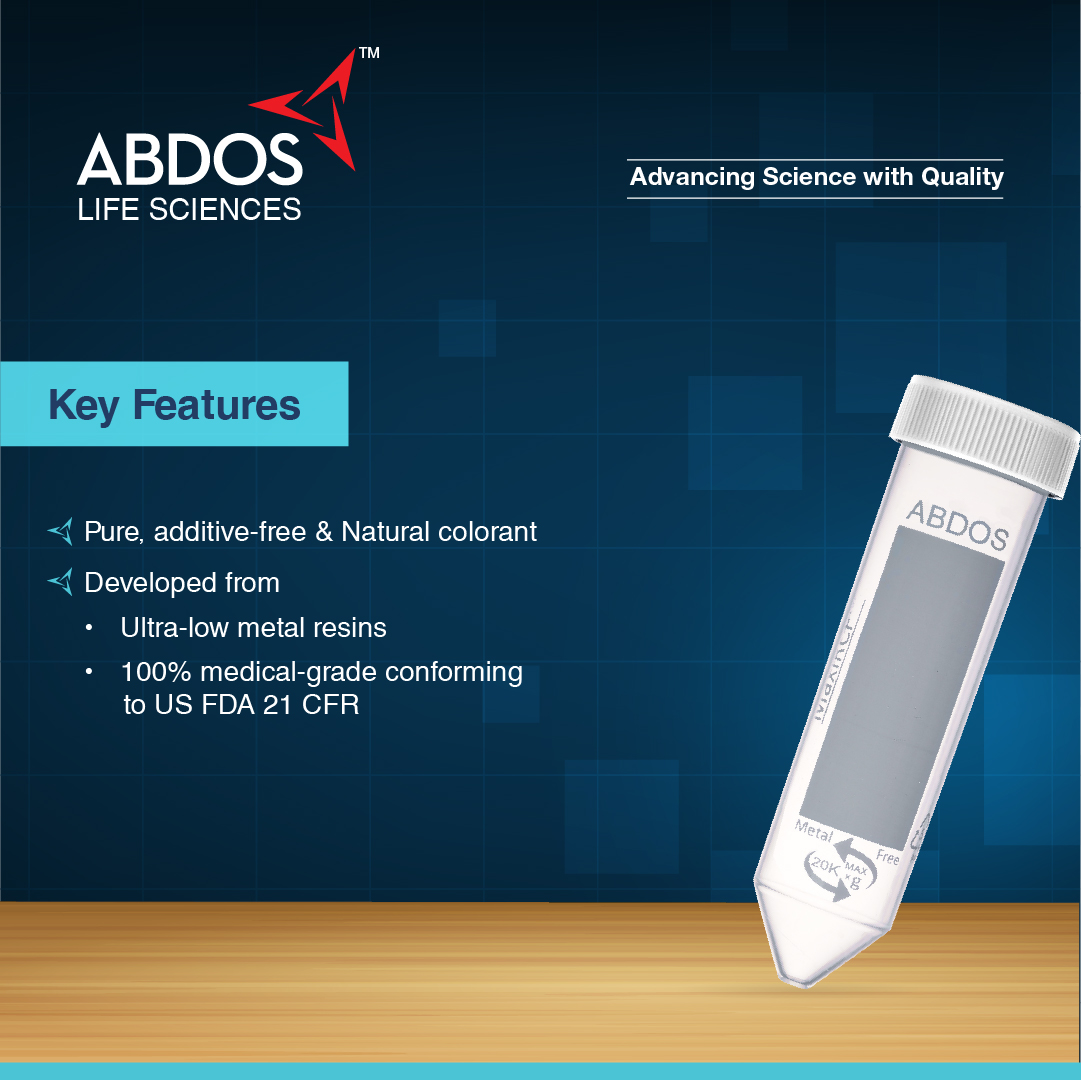 AbdosLabtech's tweet image. MaxiRCF Trace Metal Free Centrifuge Tubes by @AbdosLabtech are free from natural rubber and heavy metals, and work excellently in high density gradient separation of sample. Visit bit.ly/3PyoPn9 to know more.

#AbdosLifeSciences #CentrifugeTubes