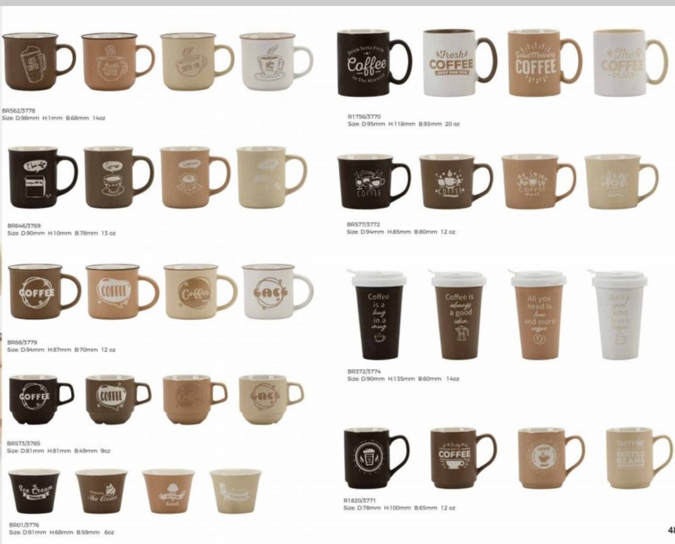 Various styles of cups can be customized for free, the price is affordable, welcome to find me to order, the MOQ 3000pcs.

Email:sales@caiwellcn.com

#gift
#ceramic
#mug
#cup
#factory
#manufacturers