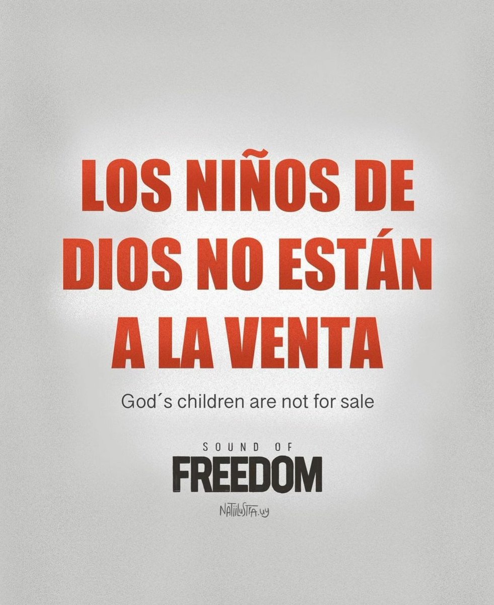 DANTE_eloficial Los niños de Dios NO están a la venta. #SoundOfFreedom, image size:981x1200