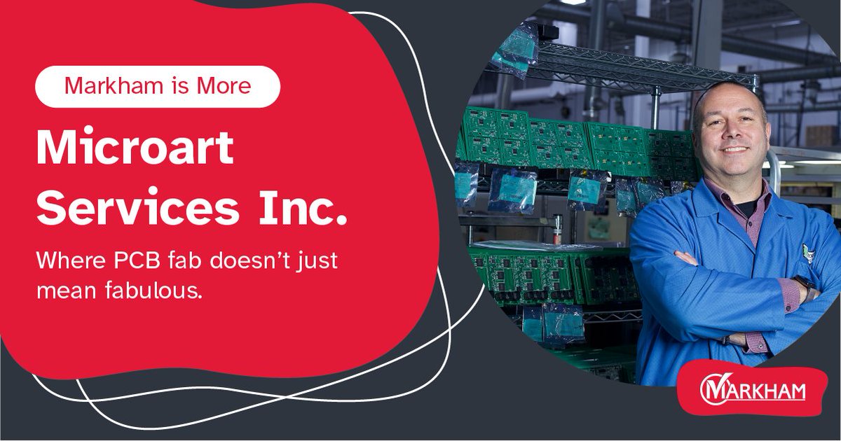 With over 40 years in the semiconductor industry, see how @MicroartService provides high quality, local, reliable, and low cost solutions for PCB layout, printed circuit board assembly, manufacturing, and more!

Read more: zurl.co/oI4t

#MarkhamIsMore #YRtech