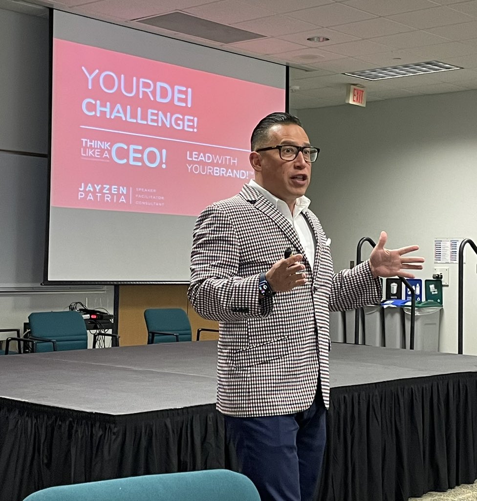 LGBTQ_Chmbr_Fdn's tweet photo. High energy session this morning with @JayzenPatria Your DEI Challenge: Think Like a CEO &amp; Lead With Your Brand TM. https://t.co/Gu0seTrR2Q