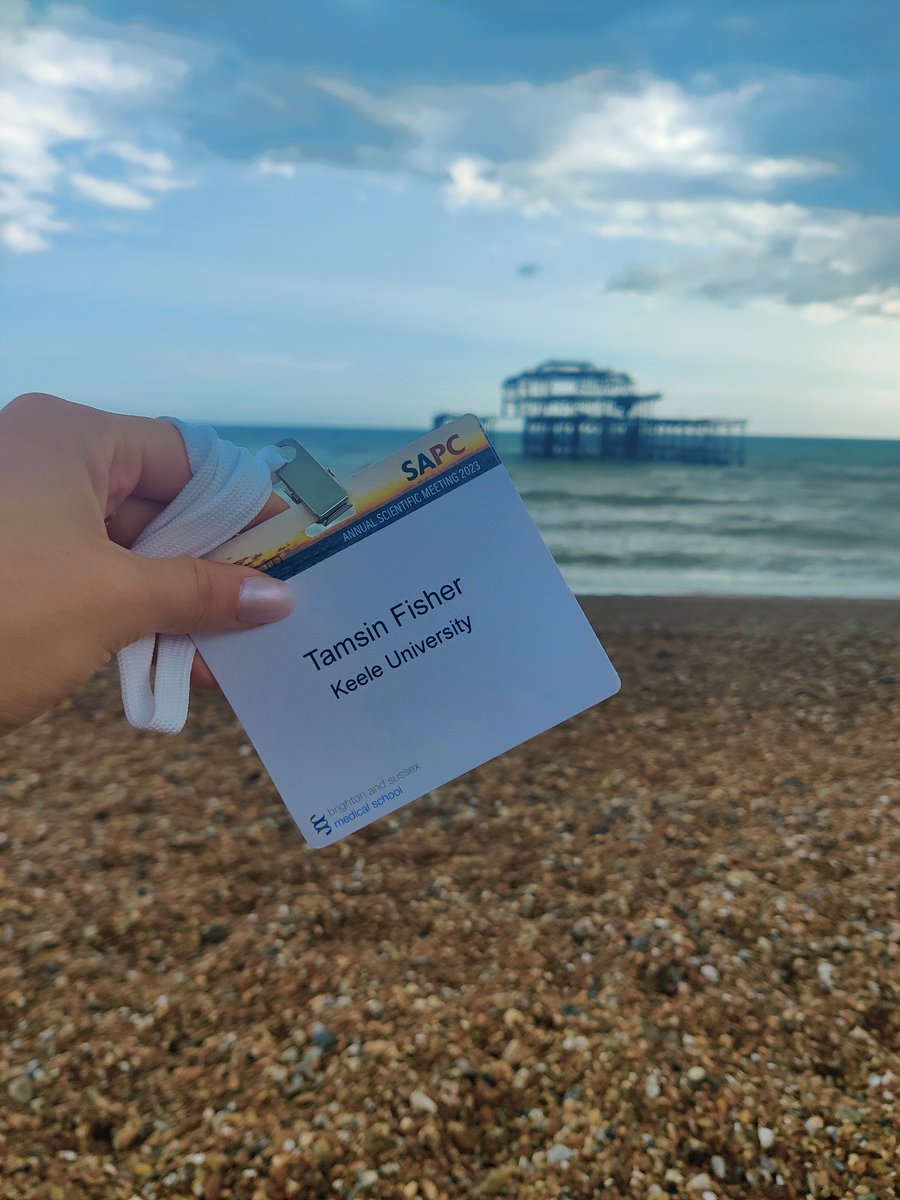 Finishing a fantastic day #sapc2023 @sapcacuk sitting on the beach (what a treat!). Presented the FIRESIDE Study and heard some amazing talks on all things mental health and care of older adults. @Keele_MHRes @KeeleMedSchool