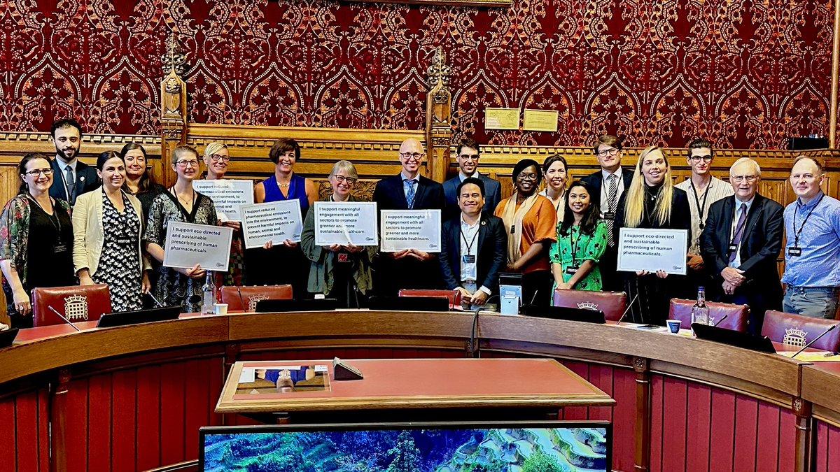 Julze Alejandre @julzealejandre.bsky.social (@julzealejandre) on Twitter photo Big day today for the #pharmapollution community as we launched the “Policy Brief on #Ecodirected and #SustainablePrescribing of #Pharmaceuticals in the #UK”, at the <a href="/UKParliament/">UK Parliament</a> <a href="/UKHouseofLords/">House of Lords</a>, hosted by Baroness <a href="/NatalieBen/">Natalie Bennett</a>. 💊♻️🌍
A product of almost 6 months of Big day today for the #pharmapollution community as we launched the “Policy Brief on #Ecodirected and #SustainablePrescribing of #Pharmaceuticals in the #UK”, at the <a href="/UKParliament/">UK Parliament</a> <a href="/UKHouseofLords/">House of Lords</a>, hosted by Baroness <a href="/NatalieBen/">Natalie Bennett</a>. 💊♻️🌍
A product of almost 6 months of