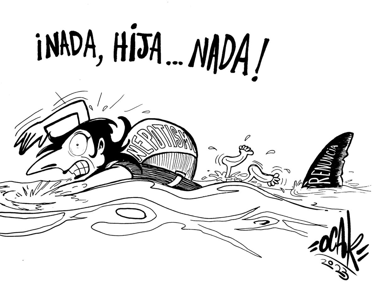 No le sirvió la experiencia.
#minminas #irenevelez #renuncia #nepotismo #cambio #humor #caricatura #ocak_cartoon