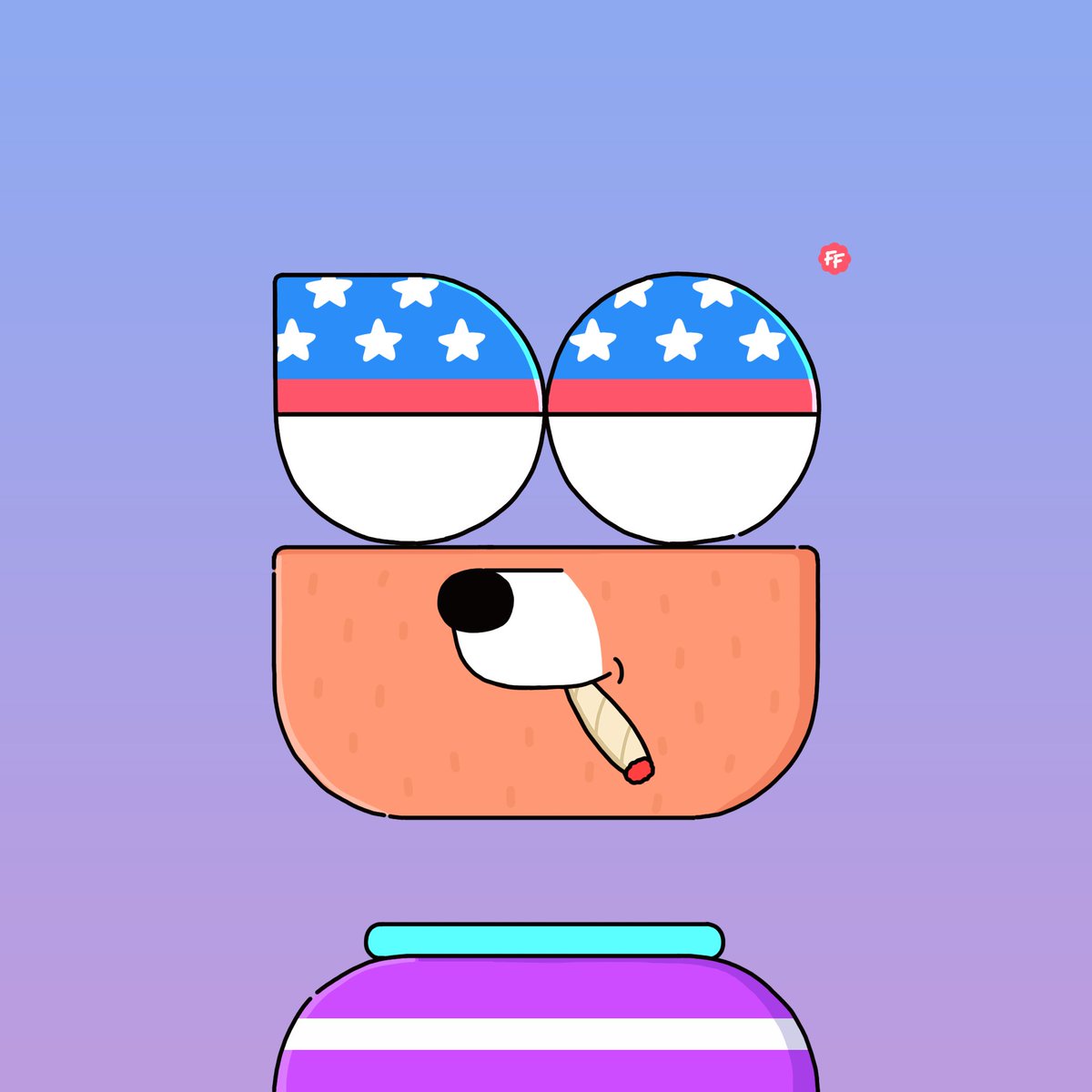 Web3Fluffy's tweet photo. @it5_v @foxfamnft @notthreadguy 💜🇺🇸⛷️ https://t.co/0AtLhCLLfo