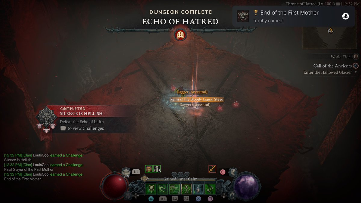 Lou_IsCool's tweet photo. Now I can finally play the game! #Uberlilith #DiabloIV https://t.co/uvCuVaTfqJ