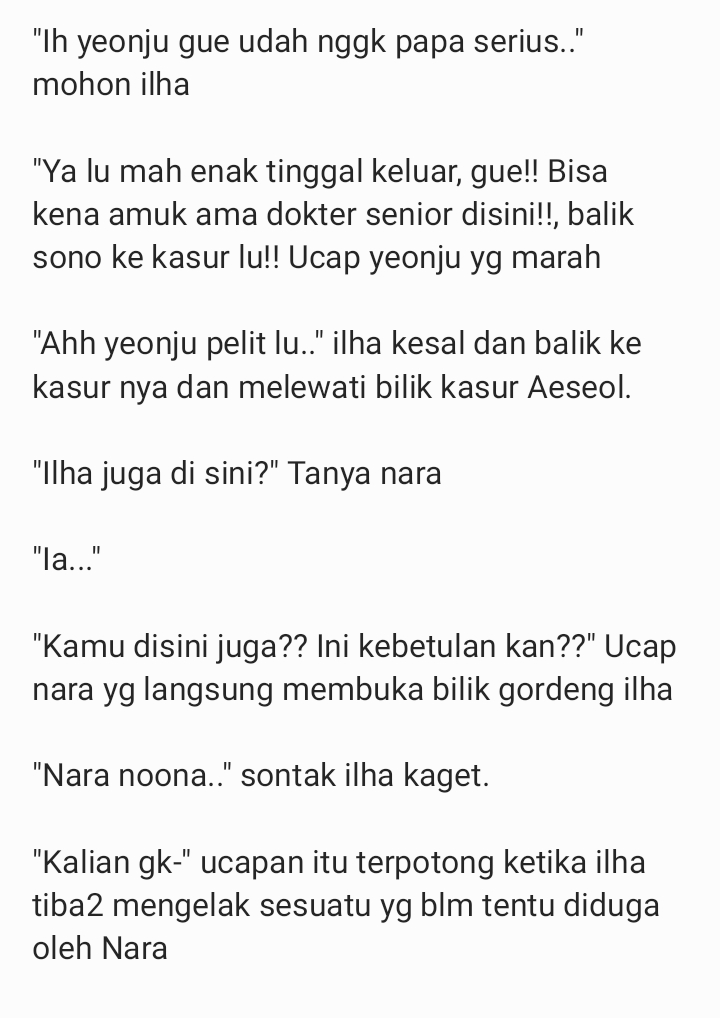 iyeoniesugyeom's tweet photo. New AU
NOONA I LOVE YOU
By: miuw Aeseol x Ilha
Das x Weak Hero Class x Delightfully Deceithfull #aeseolilha #aesolilhaau #das #DutyAfterSchoolau #PART27 part 27 Aeseol masih pngen pertahanin rumah tangga nya https://t.co/kthhExgS8Q