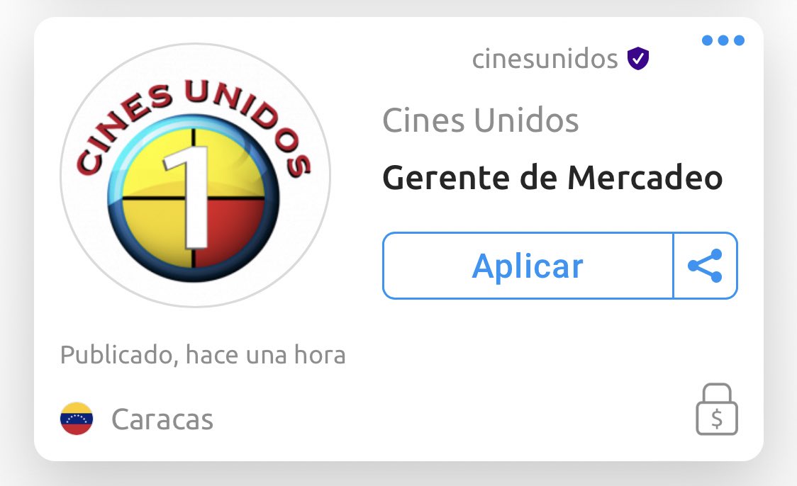 quenivelmeribel's tweet photo. Muchachos, Cines Unidos boto a la gerente de mercadeo 😔 https://t.co/xmPiVMPy35