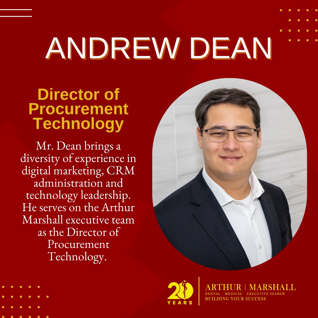 Meet Mr. Dean, our Director of Procurement Technology. With a wealth of experience in digital marketing, CRM administration, and technology leadership, he brings a unique perspective to the Arthur | Marshall team.

Visit https://t.co/kYgGPdjnoh to learn more about our exceptio... https://t.co/79cmXIpkjv