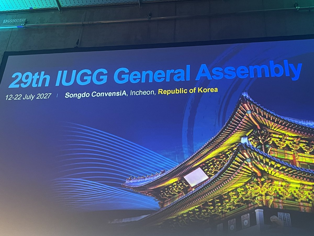 IUGG tweet media