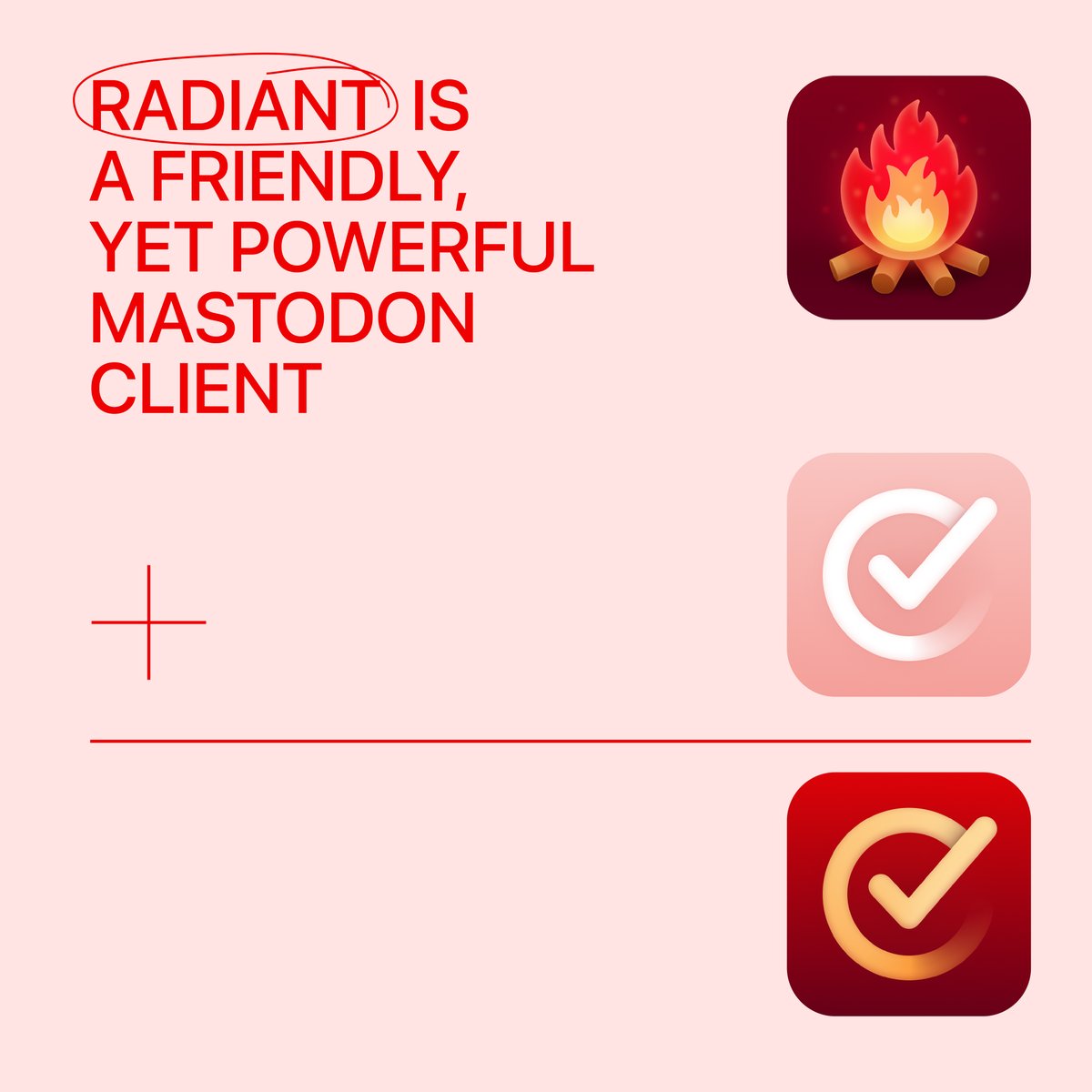 structured_app's tweet photo. We love indie-collaborations and we love variety. So, why not just change the app icon? 🔴 We teamed up with our friends from Gola, Study with Subwords, one sec and Radiant to create remixes of our app icons. Take a look at the other apps, they also have Structured-style icons! https://t.co/b1gTZBKyV4