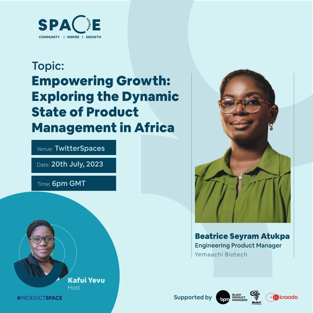 We are beyond thrilled for the conversation happening tomorrow at 6pm.

Are you interested in product management? Scrum methods?
Set a schedule for this twitter space discussion so you don't miss out on anything.
Also stay in the loop with real-time updates from us!