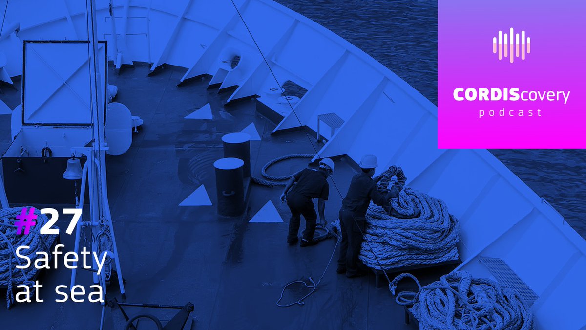 Kebra33's tweet image. Tune in to the #CORDIScovery podcast &amp;amp; find out how EU funding is making life at sea safer for passengers and crew with:

📌 #AI
📌 augmented reality
📌 smart #lifejackets 
📌 heat detecting #drones! 🌊 

🎧 Listen to the episode: bit.ly/3CFT5F9
