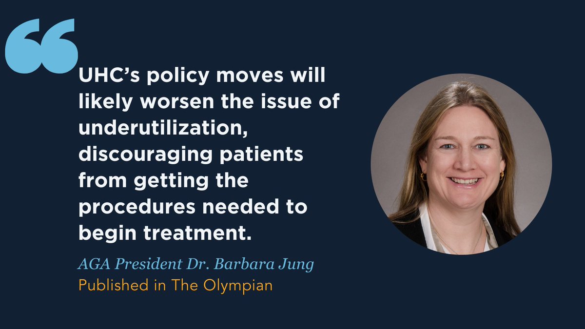 Don't be fooled: @UHC's advance notification program isn't a solution for prior authorization — it's simply prior authorization by another name and riddled with red flags, AGA President @barbarahjung writes in @theolympian. 🛑#StopUHC Read more: ow.ly/WAuH50Pgpa8