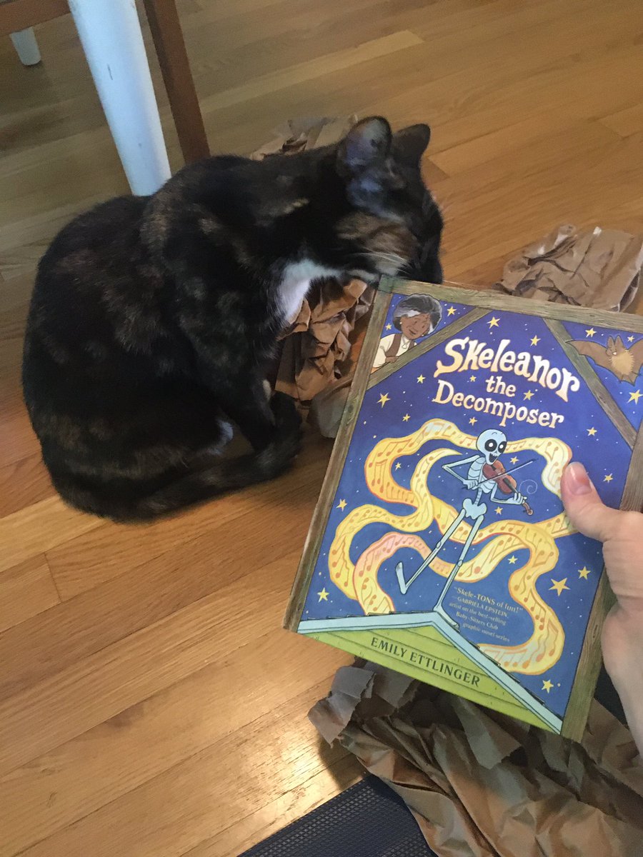 GOT MY AUTHOR COPIES OF SKELEANOR THE DECOMPOSER