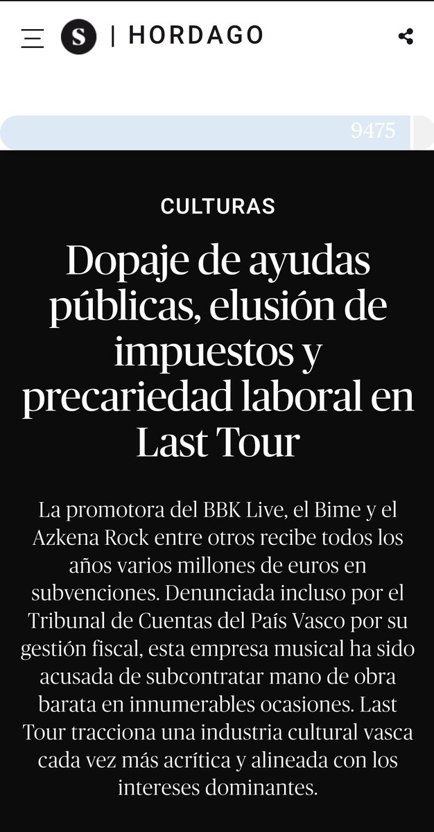 🧵
Escribo desde este #Bilbao de los macroeventos capaces de modificar todo el tráfico para una carrera que dicen que trae mucho dinero. Macroconciertos que se nos venden como ventanas a no sé qué mundo y se inflan con dinero público. 1/5