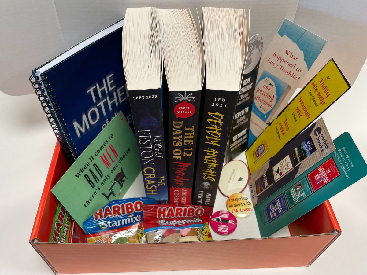 Calling all crime thriller fans! If you're #NotAtHarrogate this year we have a spare #HarrogateAtHome box to giveaway! 🚨

To win this box of proofs, sweets and crime-themed goodies, follow us, like this tweet and RT with #HarrogateAtHome by midnight Sunday 23rd July. UK only. 🔪