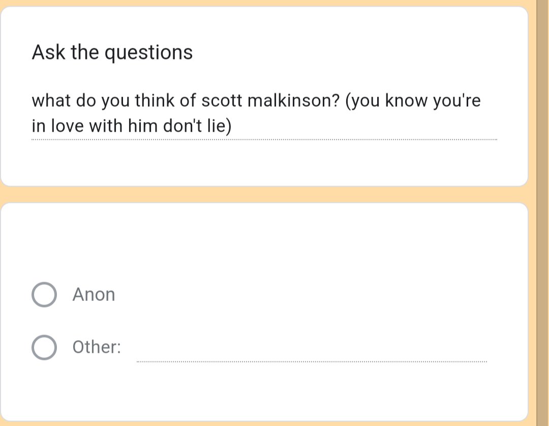 Shut up. I'm already in a relationship with Esther.

I don't even know Scott that well. https://t.co/mfxT7qjBWP