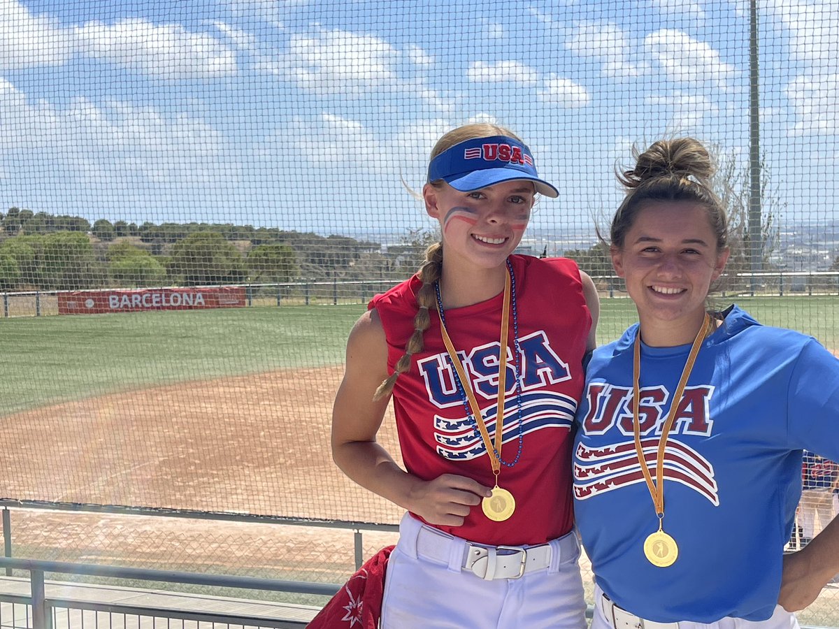 Danielle Stowell (@danielle_s_2025) on Twitter photo It was such an unbelievable experience having the opportunity to play in Spain as part of Americas team, placing 3rd overall with my amazing teammates from across the country was truly an honor.
<a href="/UVASoftball/">Virginia Softball</a> <a href="/HokiesSoftball/">Virginia Tech Softball</a> <a href="/GeorgeMasonU/">George Mason University</a> <a href="/QueensAthletics/">Queens (N.C.) Athletics</a> It was such an unbelievable experience having the opportunity to play in Spain as part of Americas team, placing 3rd overall with my amazing teammates from across the country was truly an honor.
<a href="/UVASoftball/">Virginia Softball</a> <a href="/HokiesSoftball/">Virginia Tech Softball</a> <a href="/GeorgeMasonU/">George Mason University</a> <a href="/QueensAthletics/">Queens (N.C.) Athletics</a>