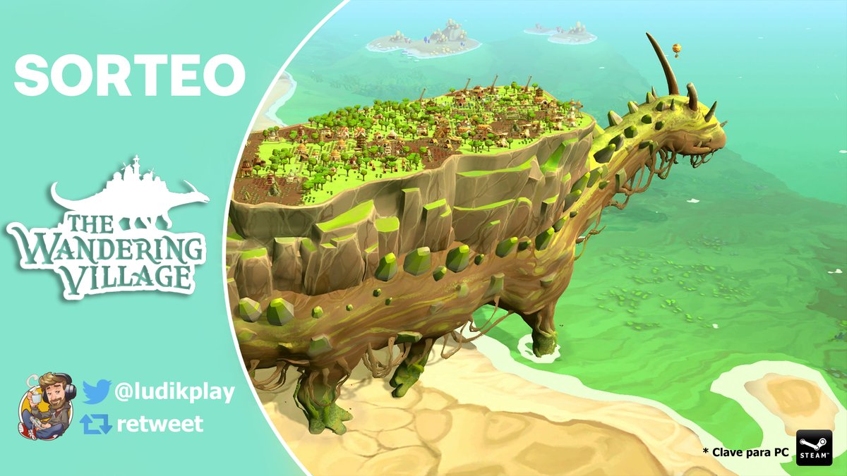 ludikPlay's tweet photo. 🎁SORTEO KEY THE WANDERING VILLAGE🎁

Mañana se lanza la nueva "Ocean Update" y para celebrarlo voy a sortear una clave del juego 🦕🌊

Para participar ⬇️⬇️⬇️

🩵 Sigue a @ludikPlay 
🔁 Retweet

🗓️ Válido hasta el 20/07/2023 a las 23:59 https://t.co/4nlhRmhxJL
