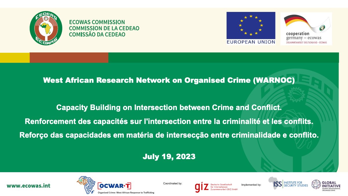 RafiuLawal88's tweet photo. This week, as @bbforpeace director, I am in Abidjan, Cote d'Ivoire to participate in the capacity building workshop on Transnational Organized Crime in West Africa organized by @ecowas_cedeao @gizNIG_ECOWAS and @issafrica as part of the #OCWART project. https://t.co/9nl43toy03