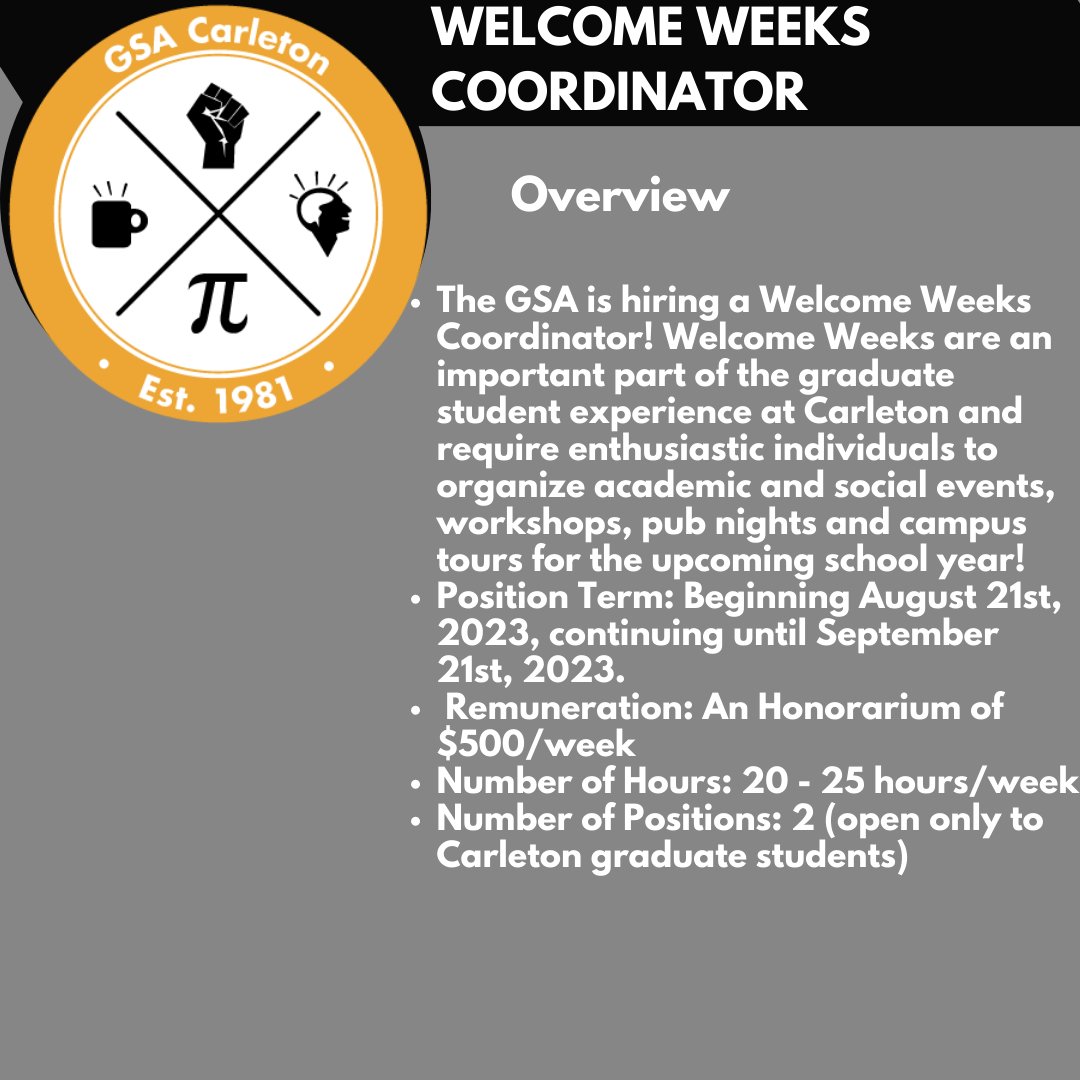 GSA Carleton tweet media