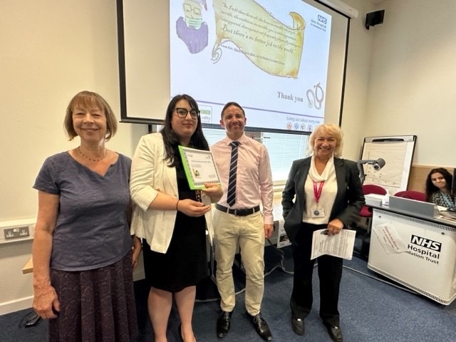 Audit_KandR_NHS's tweet photo. Congratulations to the winners of the Clinical Audit Poster Competition 2023 @KingstonHospNHS. Thank you to all those who attended to celebrate the excellent Clinical Audit work carried out throughout the Trust. #CAAW #ClinicalAudit https://t.co/ceifQYxtON