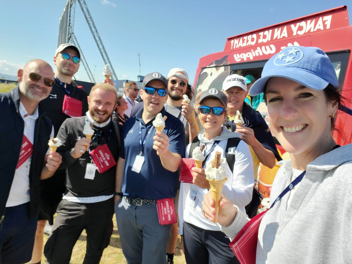 Some of the team who'll be replacing ice creams with microphones this week to bring you @TheOpen on @bbc5live, starting tonight with the preview show, 7-9pm