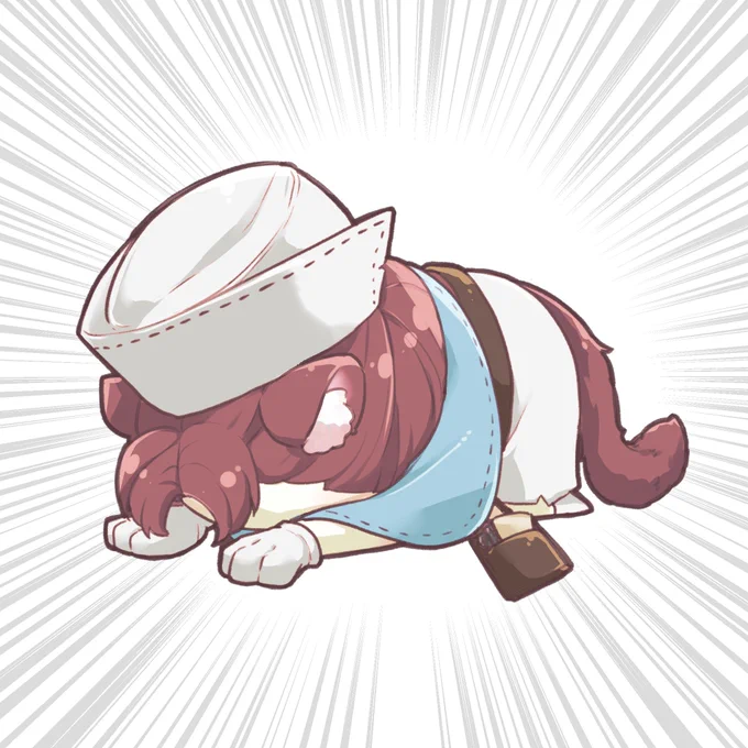 【ててごキャラごめん寝ちゃん化計画】  先生お仕事お疲れ様です #ててごめん寝化計画