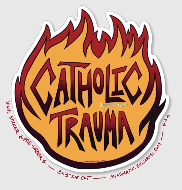 New stickers!! May repel holy water 🔥