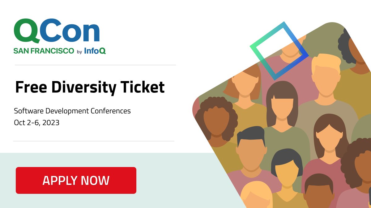 📢 The #QConSF Free Diversity ticket is live. If you are part of an underrepresented community in #tech & would like to experience a unique software event, apply now: lnkd.in/eDcHCvRU

#QConCares #TechScholarship #WomeninTech #WomenWhoCode #DiversityinTech