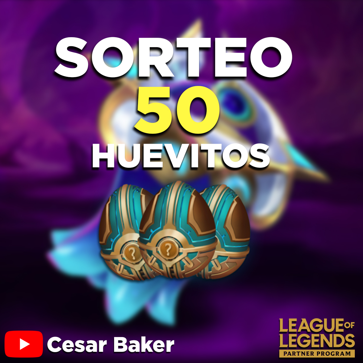 🔥 SUPER SORTEO 🔥

✅5 Ganadores.
✅10 Huevitos por ganador.
✅Participan TODOS LOS SERVIDORES.

Sigue los pasos para participar 👇

🔸Seguirme: <a href="/_cesarbaker/">CHV Baker 🍞</a>
🔸Fav + RT a este Tweet
🔸Comenta esto "PANADERO🍞".

⭕SORTEO TERMINA 26/07/2023
