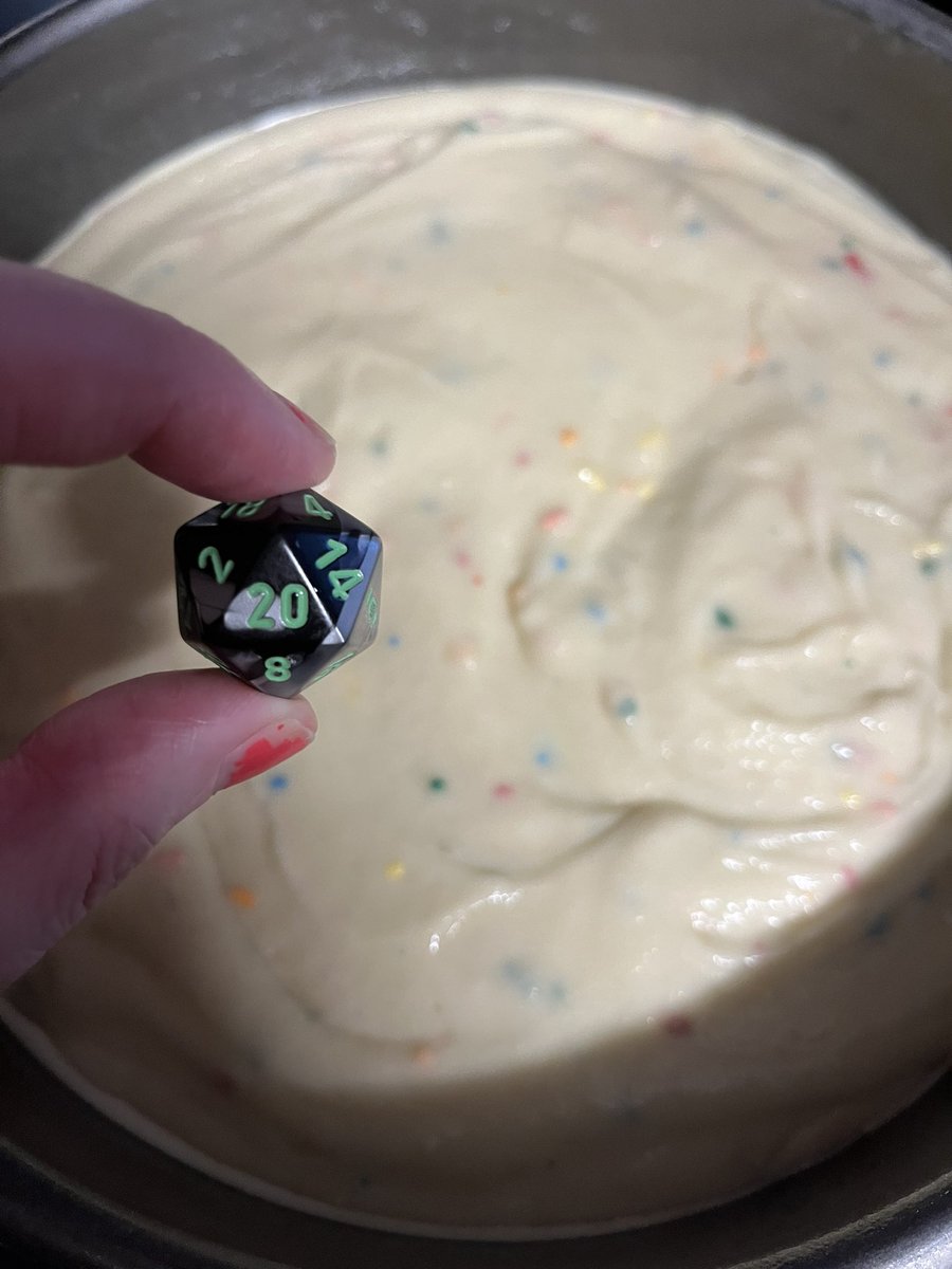 TCWestminster's tweet photo. #DnDCake Reveal:
Several things went wrong but son is happy.
Frosting curdled. Lost my black gel for letters and used chocolate (think melting). It’ll be ok. Not what I’d hoped but ok.
#DnD #NerdMom #Cake #WhoIsCleaningThis?
#NapTime
#Done https://t.co/MfgRKsOQUF