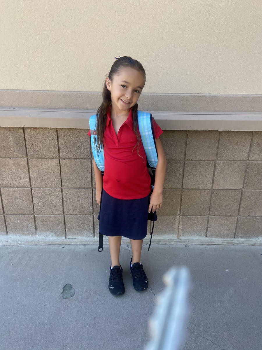 kimag78's tweet photo. #FirstDayofSchool2023 in the books for my little. Can't believe she is in second grade already. Where does time go?!? https://t.co/uspfG4rkqw