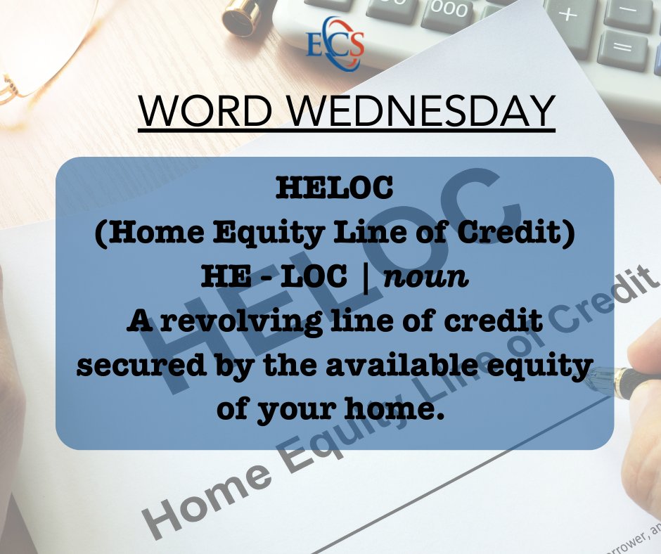 Need to pay for college tuition, wedding, how about a vacation, or have some past medical bills to pay off, or maybe it's just time to spruce up the backyard? Whatever the reason, #ECSFCU has great #HELOCs that'll match your specific needs. #creditunions #wordwednesday