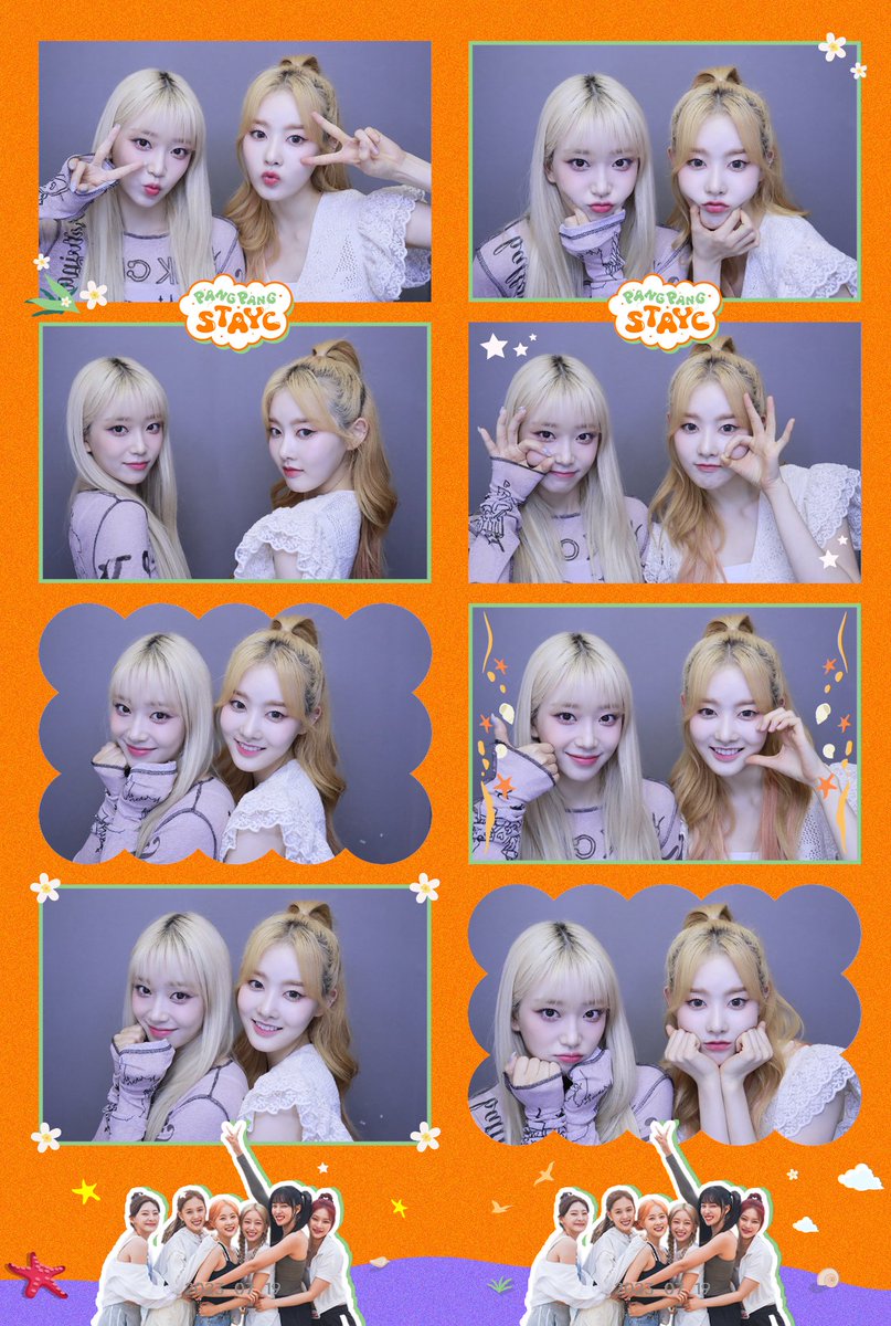 M2MPD's tweet photo. <팡팡 스테이씨: PANGPANG STAYC>
Photo Frame Special Photo of STAYC
스테이씨가 촬영한 팡테이씨 네 컷 사진👩‍👩‍👧‍👧🧡

매주 (수) 밤 9시 30분 Mnet 방송📺
M2 유튜브 채널 동시 공개📱

#팡팡스테이씨 #팡테이씨
#PANGPANGSTAYC
#STAYC #스테이씨 @STAYC_official https://t.co/EqtZfuhKg5