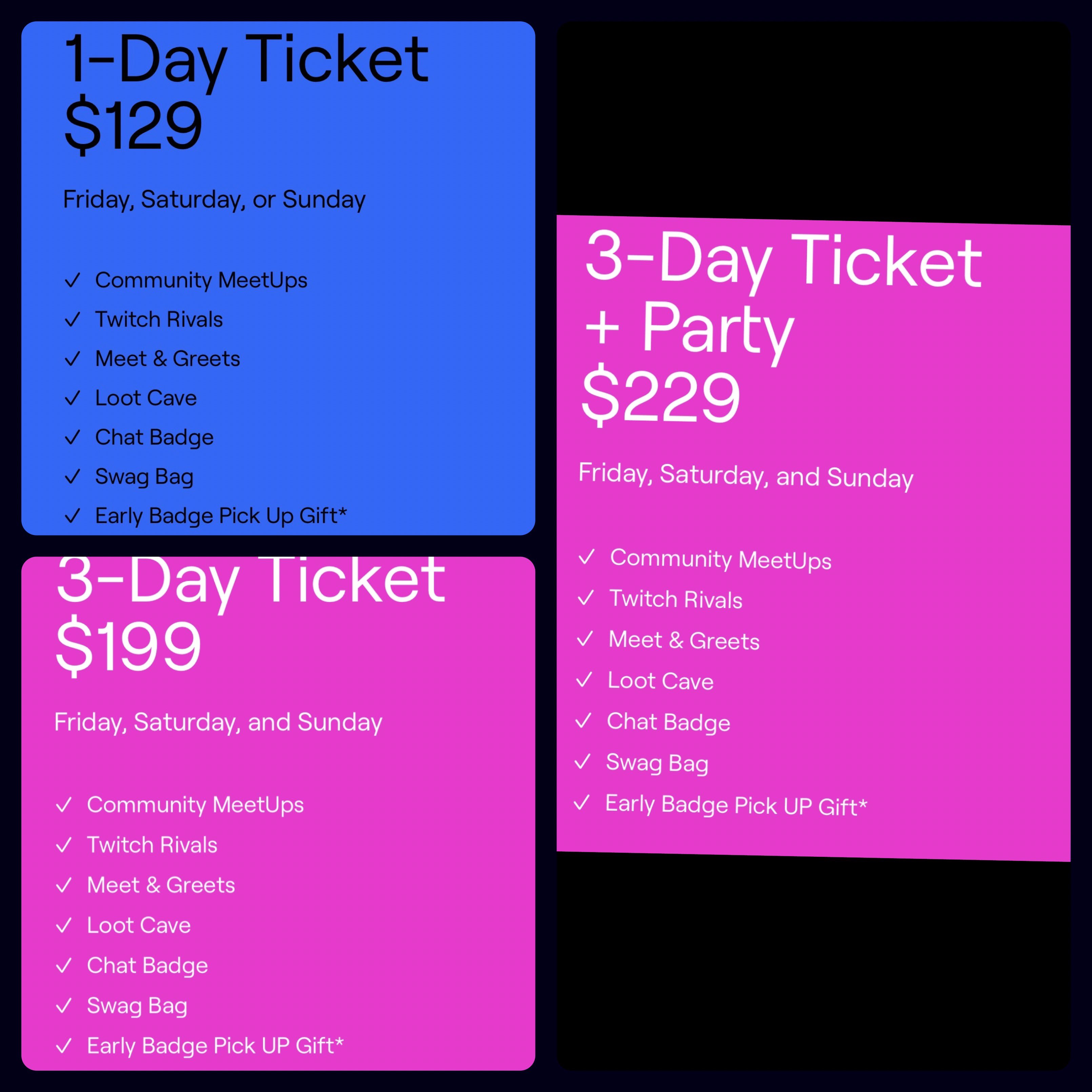 DON ㊛ on Twitter "2022 Twitchcon vs 2023 Twitchcon ticket prices