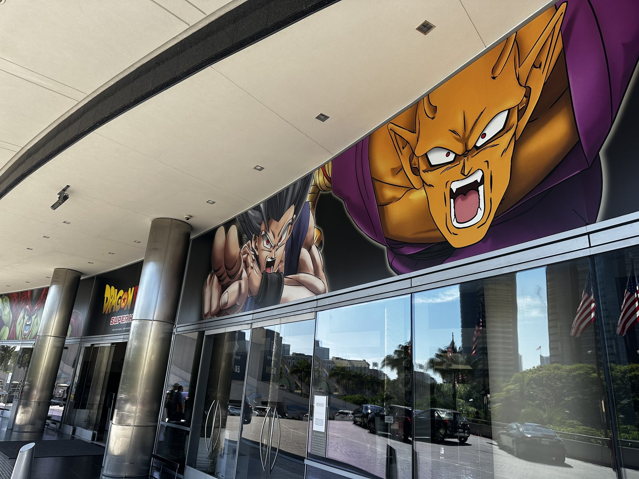 Legion of Sand on X: The Marriott Marquis welcomes its guests under the  banner of Dragon Ball Super: Super Hero #sdcc  / X