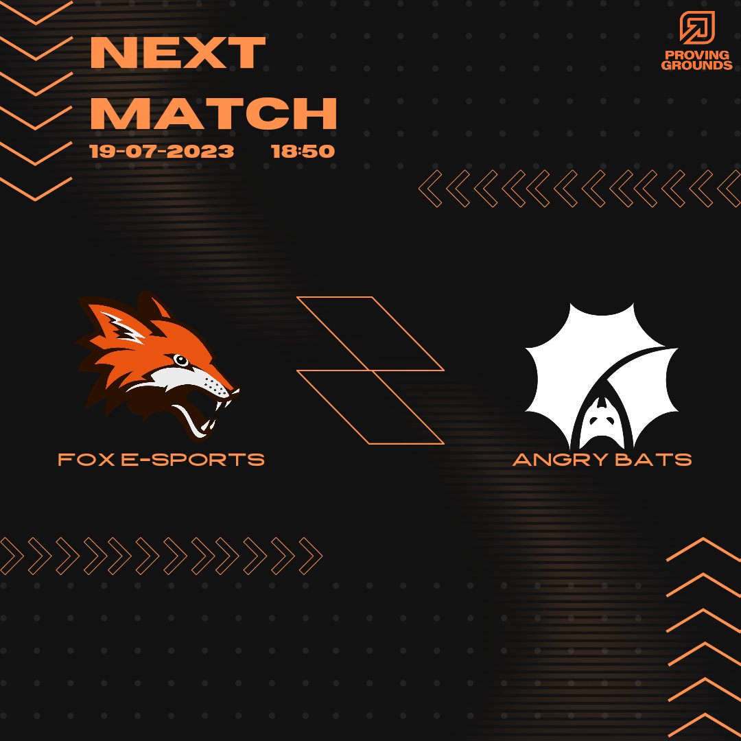 NEW MATCH!
Stasera alle ore 18:50 ci sarà il game
<a href="/Fox_E_Sports/">Fox E-Sports</a> VS <a href="/abats_esports/">BATS eSports</a>

Potete seguire la diretta del game sul canale twitch di: twitch.tv/pg_esports_lol

Tifate per noi con #GOFOXES !
#lol #leagueoflegends #progro #esports
