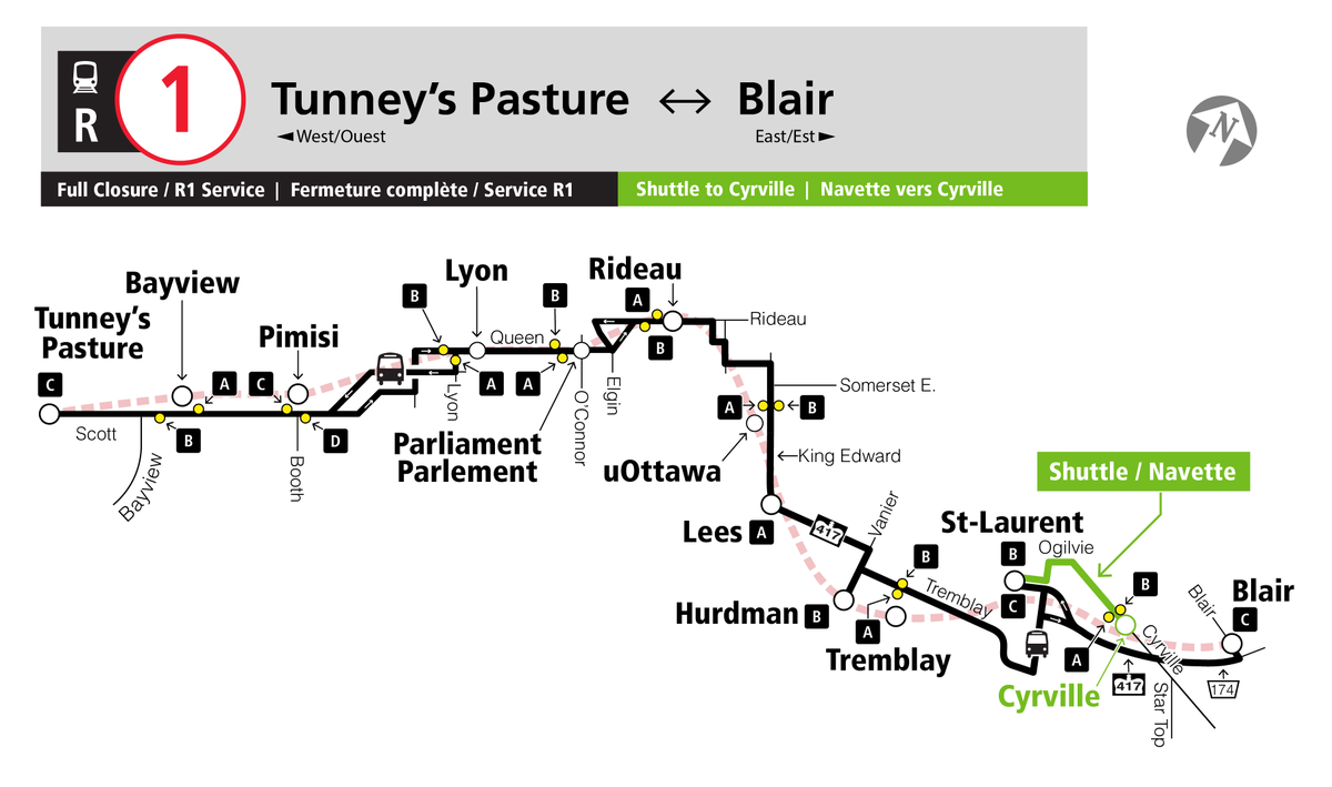 OC Transpo tweet media