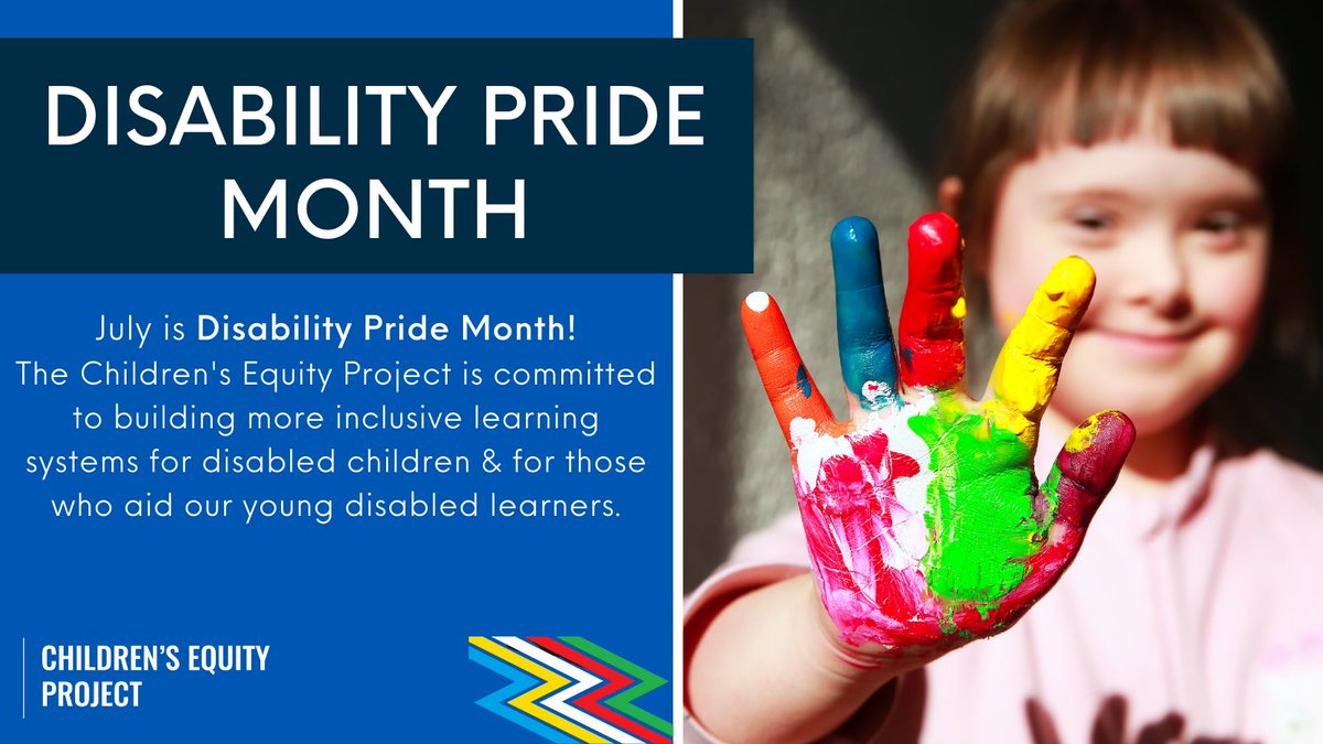 Inclusion, &amp; the accommodations &amp; supports needed for full inclusion, is a civil right. But today, fewer than half of preschoolers w/ #disabilities are receiving their services in inclusive settings. That must change. Learn more here: bit.ly/CEPDisabilityP… #DisabilityPrideMonth