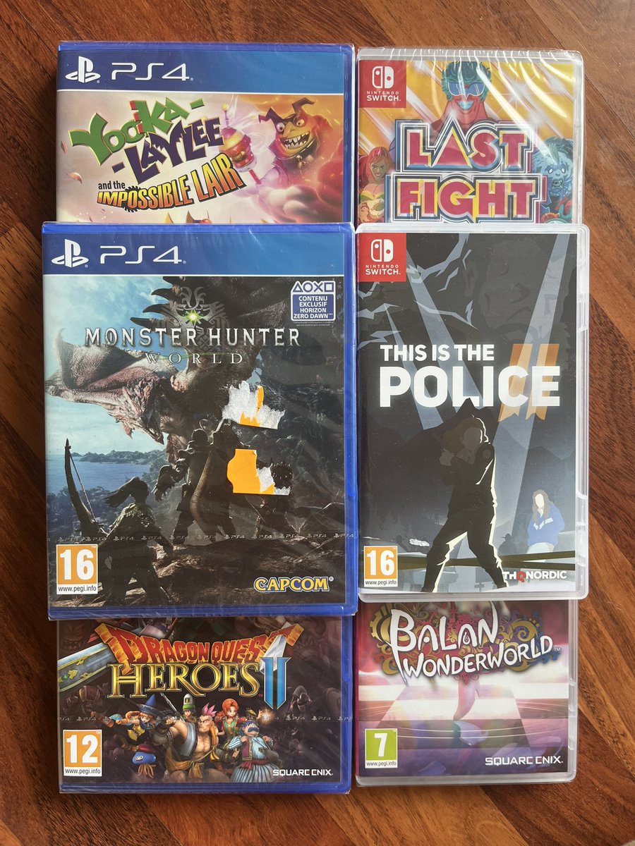 Air-Gamer - le gars qui fait semblant de jouer (@airgamingpocket) on Twitter photo #Concours choisis ton camp.
Team #PlayStation ou #Nintendo
Pour participer et tenter de gagner un des lots de trois jeux :
- RT
- Follow <a href="/Airgamingpocket/">Air-Gamer - le gars qui fait semblant de jouer</a>
- comment avec le # #NintendoSwitch ou #PlayStation4
TAS lundi 31 juillet
#PS5 #Switch #PS4 #MonsterHunter #dragonquest #Concours choisis ton camp.
Team #PlayStation ou #Nintendo
Pour participer et tenter de gagner un des lots de trois jeux :
- RT
- Follow <a href="/Airgamingpocket/">Air-Gamer - le gars qui fait semblant de jouer</a>
- comment avec le # #NintendoSwitch ou #PlayStation4
TAS lundi 31 juillet
#PS5 #Switch #PS4 #MonsterHunter #dragonquest