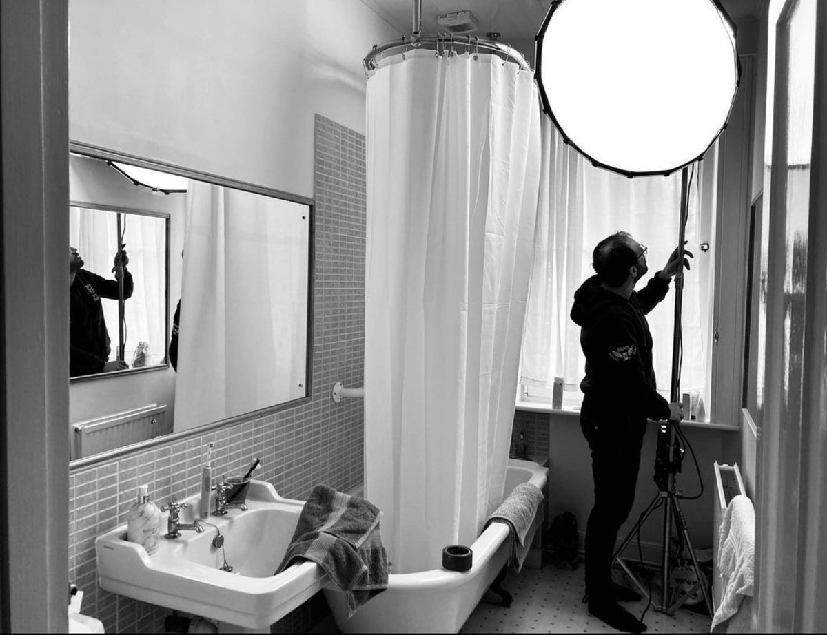 It's fantastically addictive, creating your own work. I'm loving the *endless* learning ! Here is a BTS shot from a small shoot a few weeks back.