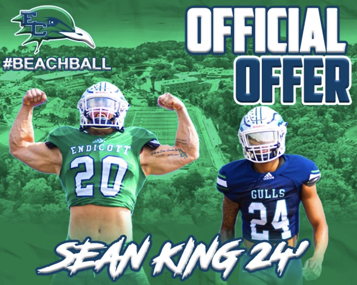 Extremely thankful to have received my first offer from <a href="/EndicottFB/">Endicott College Football</a>!! Thank you for this opportunity!
<a href="/CoachPopino/">Matthew Popino</a> 
<a href="/CoachMcGonagle/">Paul McGonagle</a> 
<a href="/CoachSqualli/">Mehdi Squalli</a> 
<a href="/COACHLED63/">Mark Ledbetter</a>