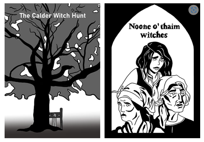 CalderWitchHunt's tweet photo. The brilliant Noone o' thaim witches comic book is now available on our website alongside the Calder Witch Hunt comic.  Both are free to download for non-commercial use. 

Huge thanks to @CaitlynComics @thaimwitches  ! 

https://t.co/KYo0s5hN6Y https://t.co/zsnGNcZk6m