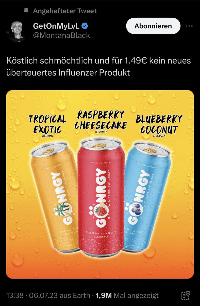 pwimeBanane's tweet photo. Weil G steht für gönnen Diggi 😎😎😎😎 https://t.co/HAbbNZWPWa
