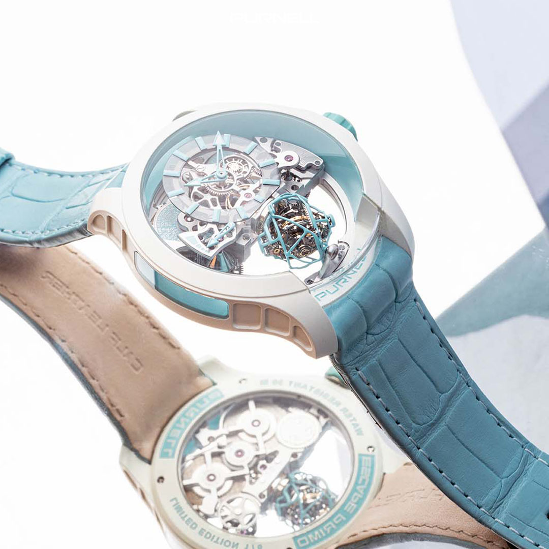 purnell_watches's tweet photo. Today’s Innovation
Tomorrow’s Classic
Purnell’s Escape Primo
#morefuturethanpast #purnellwatches #EscapeII #tourbillon #spherion #tripleaxistourbillon #swisswatchmaking #swisswatches #swissmade #watches #watches #watchcollector #watchgeek #watchlovers https://t.co/QBEigGTyut