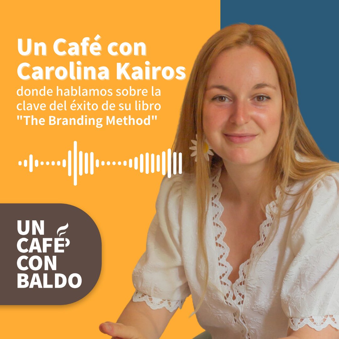 Ya está afuera este episodio.🙌🏻

Con otra gran invitada.🙌🏻

🎙️ Carolina Kairos, CEO de la agencia de branding PADAWAN® BRANDING , experta en Branding y autora del Best Seller ➡️ THE BRANDING METHOD™📖

Los enlaces para que lo disfrutes, en el siguiente tweet ⤵️⤵️⤵️