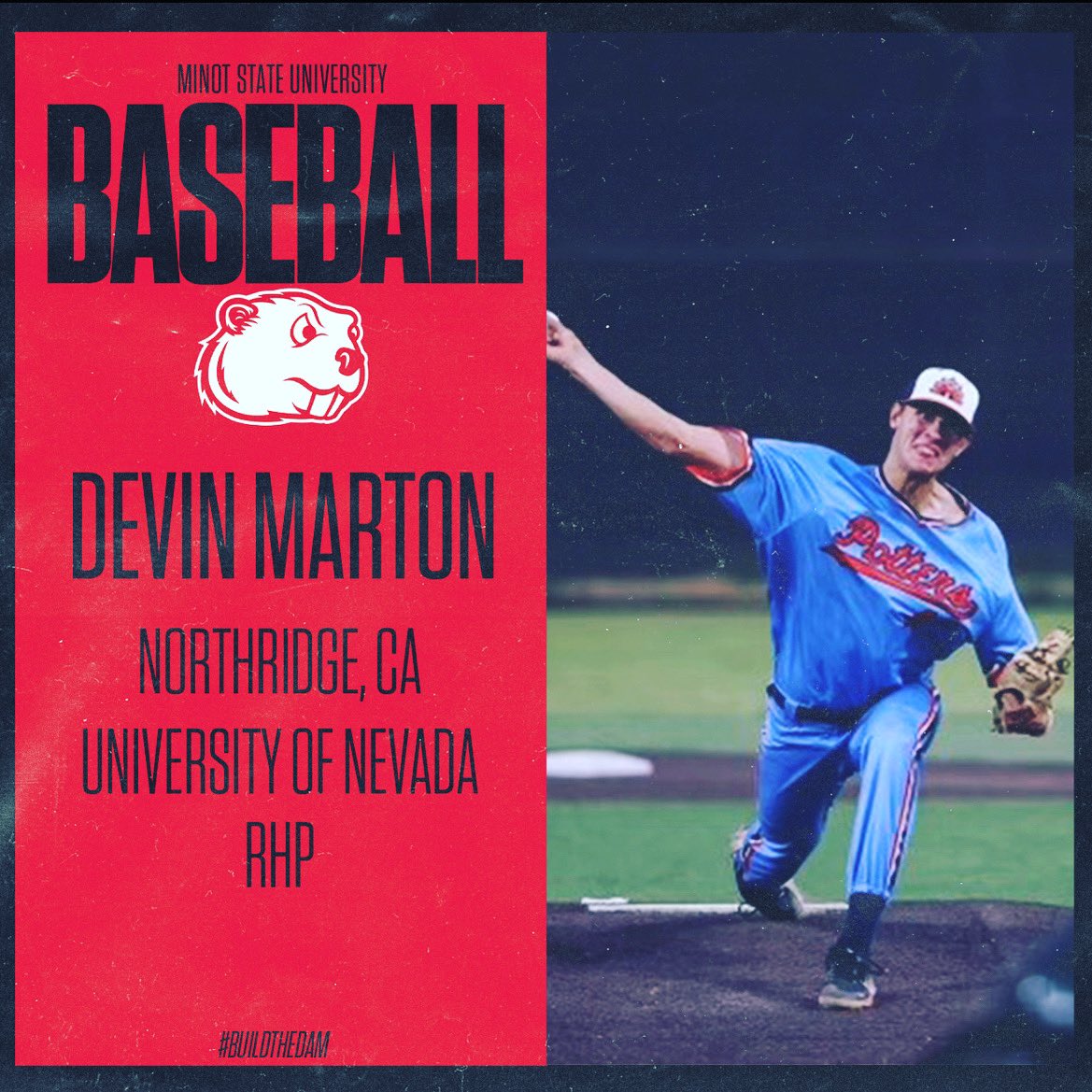 🚨Signing Alert 🚨The Beavers just got a whole lot better. Can you guess where this RHP is from, that’s right Northern California! Welcome to Beaver Nation @devinmarton24 !!! @lincolnpotters @scwolverines #BuildTheDam #OnwardBeavers